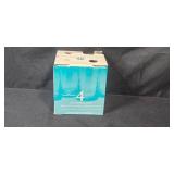 Anchor Hocking Essex Glasses and Wooden Serving Tray Set