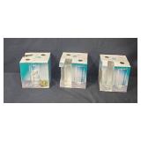 Anchor Hocking Essex Glasses and Wooden Serving Tray Set