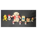 Holiday Plush Toys, M&M Characters, and Hallmark Ornament Lot