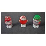 Holiday Plush Toys, M&M Characters, and Hallmark Ornament Lot