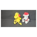 Holiday Plush Toys, M&M Characters, and Hallmark Ornament Lot