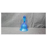 Mixed Decor Lot with Glass Bowl, Blue Glass Bell, Candles, Faux Fruit, and Slim Taper Candle Holder Set