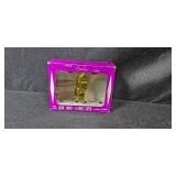 Mixed Decor Lot with Glass Bowl, Blue Glass Bell, Candles, Faux Fruit, and Slim Taper Candle Holder Set