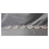 Anchor Hocking Candle Holders & Elegant Vintage Clear Depression Glassware Set - Plates, Bowls, Cups