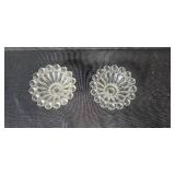 Anchor Hocking Candle Holders & Elegant Vintage Clear Depression Glassware Set - Plates, Bowls, Cups