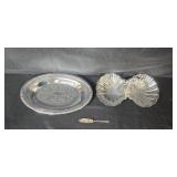 Collection of Vintage Silver Plate Tableware and Decorative Pennsylvania Plaque