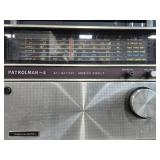 Realistic Patrolman-6 Radio with Antenna, Assorted Cables, and Ham Radio Manuals