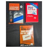 Realistic Patrolman-6 Radio with Antenna, Assorted Cables, and Ham Radio Manuals