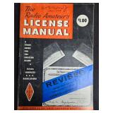 Realistic Patrolman-6 Radio with Antenna, Assorted Cables, and Ham Radio Manuals