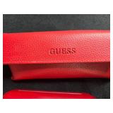 Collection of Eyeglass Cases Varied Brands with Plastic Basket