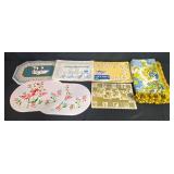 Collection of Vintage and Decorative Place Mats and Table Linens