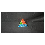 Set of Vintage Cape Canaveral Tin Building, Revell SNARK Model, School Tools Blocks, and Pyramid Puzzle