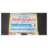 Set of Vintage Cape Canaveral Tin Building, Revell SNARK Model, School Tools Blocks, and Pyramid Puzzle