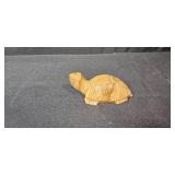 Assorted Science Lab Glassware, Test Tube Racks, and Stone Turtle Figurine