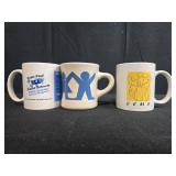 Set of 5 Promotional and Logo Coffee Mugs Assorted Designs Inc St Paul Police