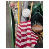 Green Keepers Garden Cart with Planters, Watering Can, Flags and Gardening Accessories