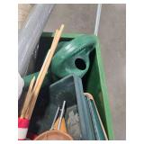 Green Keepers Garden Cart with Planters, Watering Can, Flags and Gardening Accessories