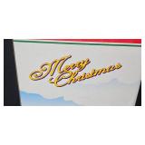 Vintage Holiday Decoration Collection with Porcelain Figurine and Angel Box