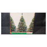 Vintage Holiday Decoration Collection with Porcelain Figurine and Angel Box