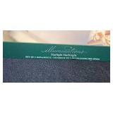 Vintage Holiday Decoration Collection with Porcelain Figurine and Angel Box