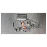 Electronics Accessory Lot with Remotes, Garmin Nuvi, Headphones, and Cables