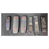 Electronics Accessory Lot with Remotes, Garmin Nuvi, Headphones, and Cables