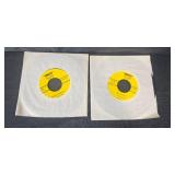 Collection of 12 AMECO Code Course 45 RPM Records and Vintage Kids 45s