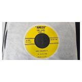 Collection of 12 AMECO Code Course 45 RPM Records and Vintage Kids 45s