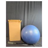 Omron HEM-780 Blood Pressure Monitor with Cuff, Power Adapter, and Exercise Ball