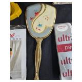 Vintage Beauty and Vanity Set with Conair Salon Dryer, Hand Mirror, and Accessories