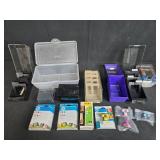 HP 02 Ink Cartridges Assorted Colors with Storage Organizers and Assorted Holders
