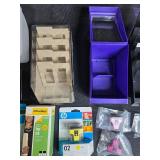 HP 02 Ink Cartridges Assorted Colors with Storage Organizers and Assorted Holders