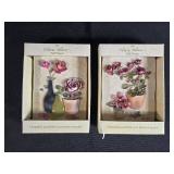 Home Decor Accent Collection with Framed Art, Wall Plaques, and "Faith Figurine"