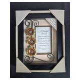 Home Decor Accent Collection with Framed Art, Wall Plaques, and "Faith Figurine"