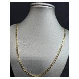 Fashion Jewelry Collection with Gold-Tone Chain, Earrings, and Brooches - display not inc