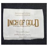 Fashion Jewelry Collection with Gold-Tone Chain, Earrings, and Brooches - display not inc