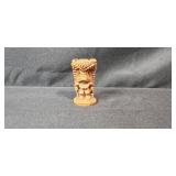 Hawaii Collectibles Lot: Hilo Hattie Mug, Tiki Figures, VHS, Salt Lamp Box, Hallmark Cards