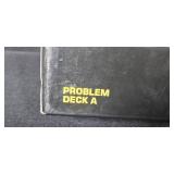 Vintage Tomy Lights Alive Game, Techniques of Problem Solving Deck A, and Pair of Mickey and Minnie Plush Toys