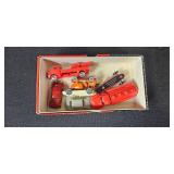 Vintage Games and Toys Collection with Po-Ke-No, Frustration Ball, Loop Craft, ABC Board and Die-Cast Vehicles