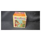 Vintage Games and Toys Collection with Po-Ke-No, Frustration Ball, Loop Craft, ABC Board and Die-Cast Vehicles