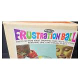 Vintage Games and Toys Collection with Po-Ke-No, Frustration Ball, Loop Craft, ABC Board and Die-Cast Vehicles