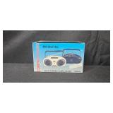 Pair of Mini Boom Box AM/FM Radios with Boxes