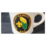 Vintage Boy Scouts of America Books, Plaques, and Camping Mugs Collection