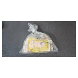 Assorted Home Hardware Supplies, Fasteners, Tools, Weather Radio & Storage Bin