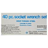 Hollywood Accessories Socket Wrench Set in Case - Metric and Inch