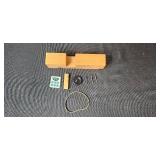 Vintage Pinewood Derby Car Kit and Accessories with Test Jig