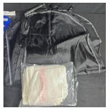 Collection of Pop-Up Hampers and Assorted Garment Bags