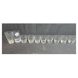 Mixed Lot of Drinking Glasses and Tumblers, Assorted Styles