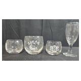 Mixed Lot of Drinking Glasses and Tumblers, Assorted Styles