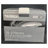 Tamron 18-270mm F/3.5-6.3 Lens for Nikon with Promaster and Quantaray 62mm Filters & Tripod Stand